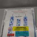 Winlyn 24 Sets Christmas Craft Kits Winter Crafts DIY 3D Christmas Snowflake Bookmarks Art Sets Snowflake Foam Stickers Arts and Crafts for Kids Party Favor Holiday Seasonal Home Classroom Activities