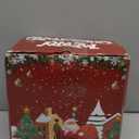 Christmas Inflatables Outdoor Decorations 5 FT Set of 2 Inflatable Santa and Snowman, Built in with Bright LED Light & Rotating LEDs Funny Small Xmas Blow Up Yard Decoration Indoor Lawn Garden