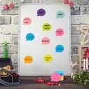2 x Bubble Sticky Notes 3x3 in, 8 Pads, Super Cute Bright Color Strong Adhesive Post, Clean Removal, 82 Sheets/pad
