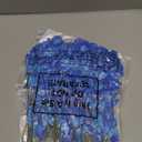 16 Pieces Orchid Faux Flowers Floating Candles Centerpiece Wedding Table Centerpieces Vase Fillers Filling for Wedding Birthday Party Table Decorations (Sky Blue)