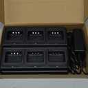 BAOFENG UV-5R Six Way Charger Multi Unit Charger Station for BF-F8HP UV-5R+ UV-5RE UV-5RTP UV-5X3 Walkie Talkie and Battery, 1Pack