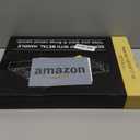 Bamboo Serving Tray with Metal Handles,15x10in Ottoman Decorative Trays Platter for Coffee Table,Living Room,Bar,Party,Medium(Black)