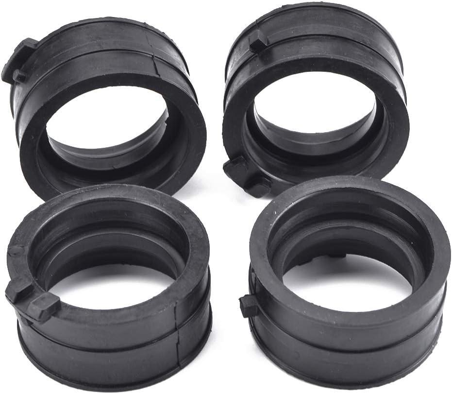 4Pcs Motorcycle Parts Carburetor Interface Adapter Intake Manifold for Honda 16211-MV9-670 CBR600 CBR 600 F2 F3 1991-1998