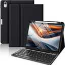 Wenlaty Keyboard Case for iPad Air 11-inch Case with Keyboard (M3/M2, 2025/2024) & Air 5th/4th Generation 10.9'' - Detachable Wireless, Thin & Light Cover with Pencil Holder for iPad Air 11-inch Black