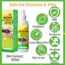 2 x No Chew Spray for Dogs, Bitter Apple Spray for Dogs to Stop Chewing, Indoor or Outdoor Deterrent Training Corrector for Furniture Protection, Anti Marking, Anti-Scratch 200ML