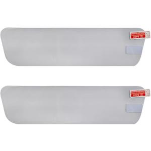 2 x 2PCS Car Rearview Mirror Film, Anti-Glare Auto Interior Rearview Mirrors Film, HD Clear Anti-scratch Car Protective Membrane, Vehicle Waterproof Mirror Accessories for Safe Driving