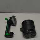 Universal Car Recessed Folding Cup Drink Holder with Adjustable Arm, Strong Suction Base for Trucks, Buses, Cranes, and Vehicles Green