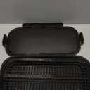 COOK WITH COLOR Collapsible Batter Bowl - Mess Free Breading Shaker Container - Great for Fried Fish, Fried Chicken, Onion Rings, Wings & More, Black