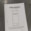 COWSAR 2.5 Cu.Ft Dorm Fridge with Freezer, Double Reversible Door Compact Refrigerator with 2 Removable Shelves, Commercial Drink Fridge for Bedroom, Office, Kitchen, Dorm, Black