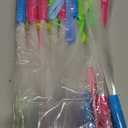 28 PCS Glow Fiber Wands Sticks, Halloween Glow Sticks, LED Light Wands, Glow in The Dark Party Supplies, Fiber Optic Wands, LED Flashing Sticks, Fiber Optic Light Wand Stick for Party (Color-28 Pack)