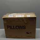 puredown Goose Feathers and Down Pillow for Sleeping Hotel Collection Bed Pillows, Gusseted, Queen, Set of 2 (Gusseted Style 1)