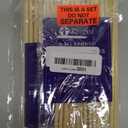 KingSeal Bamboo Wood Corn Dog Skewers, Sticks, 8.75 Inches x 5 mm Diameter, Blunt Point for Safety, Retail Pack - 2 Bags of 50 Skewers (100 Count)