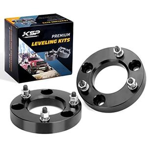 KSP 1.5" F150 Leveling Kits, 1.5in Front Strut Spacers Compatible with F-150 2004-2026 Expedition 2003-2018 Lincoln Mark LT 2005-2008, 1-1/2inch Suspension Level Kit (Package of 2pcs Black)