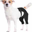 Dog Rear Leg Sleeve to Stop Licking, Breathable Anti-Slip Recovery Sleeve Pants for Wound Protection After ACL/TPLO Surgery, Hot Spots, Lick Granulomas–Cone Alternative for Leg Healing Small