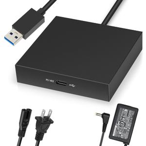 PSVR2 PC Adapter - PSVR 2 Accessories Kit,Power Adapter&DP Cable - Expand Your PS VR2 Game Library with Enhanced Compatibility