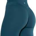 TomTiger Yoga Shorts for Women Tummy Control High Waist Biker Shorts Exercise Workout Butt Lifting Tights Women's Short Pants D
