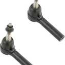 TRQ Front Outer Tie Rod Set Compatible with 2011-2016 Buick LaCrosse 2012-2017 Regal Verano 2011-2015 Chevrolet Cruze 2016 Cruze Limited 2014-2019 Impala 2013-2015 Malibu Malibu Limited Volt