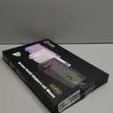 Wireless Keyboard and Mouse Combo - 9 Backlit Effects, RGB, Ergonomic Wrist Rest, Phone Holder, 2.4G Full Size, Rechargeable, Sleep Mode, Quiet Keyboard Set for Computer, PC, Laptop, Mac, Windows (Classic Black)