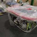 Pyrex Freshlock Glass Food Storage Container, Airtight & Leakproof Plastic Locking Lids, Freezer Dishwasher Microwave Safe, 8 Cup lid broken