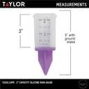 Taylor Break and Freeze Sprinkler Gauge (Purple)