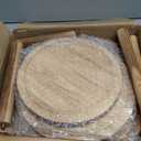 3PCS Wooden Display Risers for Display,Wood Riser Display Pedestal Stand for Home Dcor (Natural,8,6,5'')