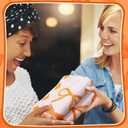 4 Pcs Fall Hand Towels for Bathroom 13 x 29'' Soft 100% Cotton Orange Bow Face Towel Thanksgiving Kitchen Decor Absorbent Preppy Bathroom Decor Bridal Shower Wedding Gift