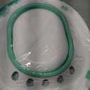 RUGUO Sitz Bath for Toilet Seat - Yoni Steam Seat - Sitz Bath for Hemorrhoids and Postpartum Care - Portable Bidet BPA Free - Foldable Basin for Epsom Salt Soak - Green