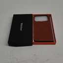 SHIELDON Genuine Leather Wallet Case for iPhone 17 Pro Max 6.9-inch 2025 | Flip | Magnetic Cover | RFID Blocking Credit Card Holder | Kickstand | Shock-Absorbent Case | Retro Brown