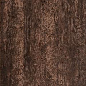 Dimoon 590''x17.7 Wood Contact Paper Dark Brown Wood Peel and Stick Wallpaper Thicken Waterproof Removable Wallpaper Plank Grain Rustic Self Adhesive Vintage Texture Cabinet Vinyl Roll