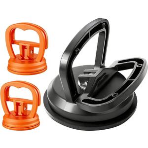 Dent Puller,Powerful Car Dent Puller, Car Dent Removal Kit,Dent Remover Tool for Car Body,Tiles Lifting,Objects Moving,Screen (1pcs Large Black+2pcs Small Orange)