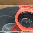 O-Cedar EasyWring Microfiber Spin Mop, Bucket Floor Cleaning System, Red, Gray, Standard