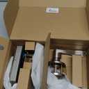 Veise VE017-L Fingerprint Smart Lock with Lever Handles, App Control, Keyless Entry Front Door Lock Set, Electronic Digital Keypad Deadbolt, Remote Grant, Emergency Power Port, Auto Lock, Satin Nickel