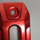 Rope Guide Nylon Rope Winch Rope Fairlead Off-Road Vehicle Winch Aluminum Guide Rope Stopper Accessories (Red)