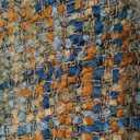 Multi-Color Cable Woven Throw Blanket for Couch - 50"X60"