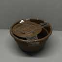 Bloem 12-in Dura Cotta Self Watering Hanging Basket Resin Planter - Chocolate Brown