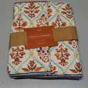 Maison d' Hermine Table Cloth Rectangle Table 100% Cotton 60 x 120 Inches Fall Tablecloth Reusable Everyday Use for Thanksgiving Christmas Decorations Dining Farmhouse Party (Romane)