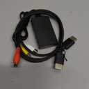 Tengchi RCA to HDMI Converter, Composite to HDMI Adapter Support 1080P PAL/NTSC Compatible with PS one, PS2, PS3, STB, Xbox, VHS, VCR, Blue-Ray DVD Players