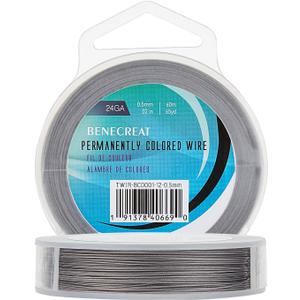 BENECREAT 7 Strands 195FT 0.5MM Stainless Steel Bead String Wire Tarnish Resistant Steel Wire for Necklace Bracelet Making