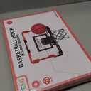 TEMI Indoor Basketball Hoop for Kids, Door Room Basketball Hoop,Mini Basketball Hoop with 4 Balls, Basketball Toys for 3 4 5 6 7 8 9 10 11 12 Year Old Boys