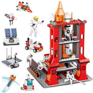 Space Shuttle Rocket Building Kit, 888PCS STEM Toy Block Set for Kids Ages 6+, 11 in 1 Aerospace Construction Toys, Educational Gift for Boys Girls Birthday Christmas