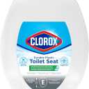 Clorox Elongated Plastic Toilet Seat with Easy-Off Hinges, Wiggle-Free