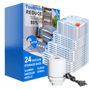 24 Pack Vacuum Storage Bags with Electric Pump, (5 Jumbo, 5 Large, 5 Medium, 5 Small, 4 Roll Up Bags) Space Saver Bag for Clothes, Blanket, Duvets, Pillows, Comforters,Travel,24 ComboEPUMP