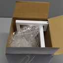 Sweetude 2 Pcs Large Plate Stands for Display Metal Frame Plate Holder Display Stand Decorative Table Top Easels for Picture, Book, Platter, Photo Easel(White,8 Inch)