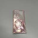 for Samsung Galaxy S25 Ultra Magnetic Kickstand Glitter Case, [Compatible with Magsafe] Cute Bling Sparkly Diamond Rhinestones with Camera Protector Women Girls Case for Galaxy S25 Ultra,Pink