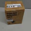 Toilet Brush, 2 Pack Toilet Brush and Holder Set Bathroom Accessories, Toilet Bowl Brush and Holder for Bathroom, White