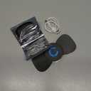 Tens Black Unit with 2 Pads,EMS Microcurrent Mini Massager Machine,Low Frequency Multi Function Physiotherapy Instrument Muscle Stimulator,Full Body Pain Relief Therapy Device