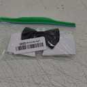 Cat Tuxedo, KOOLMOX Black Cat Bow Tie Sewed with Handcrafted Adjustable White Collar for Formal Pet, Male Cat Collar for Small Puppy Boy Dog Collars Cats Wedding Outfit Birthday Gift Dog Bows