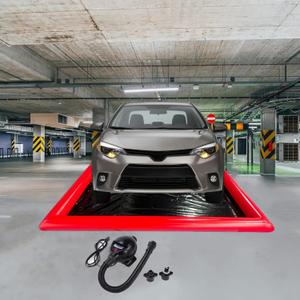 Inflatable PVC Garage Floor Mat for Car Washing, 9.7 x 19.5 ft