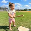 Toddler Baby Girl Game Day Outfit Summer Clothes Ball Theme Embroidery Short Sleeve T-Shirt Shorts 2Pcs Set (Pink)