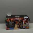 Portable Bluetooth Speaker: 240W Peak Powerful Loud Sound Deep Bass Wireless Boombox Large Subwoofer 15 Hours Battery Life Fast Charging with Led Light Show for Party Outdoor Camping Backyard (Black)